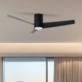ZEVENTI - LED Stropný ventilátor BARROSA LED/18W/230V 3000/4000/6000K Wi-Fi Tuya čierny + diaľkové ovládanie
