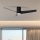 ZEVENTI - LED Stropný ventilátor BARROSA LED/18W/230V 3000/4000/6000K Wi-Fi Tuya čierny + diaľkové ovládanie