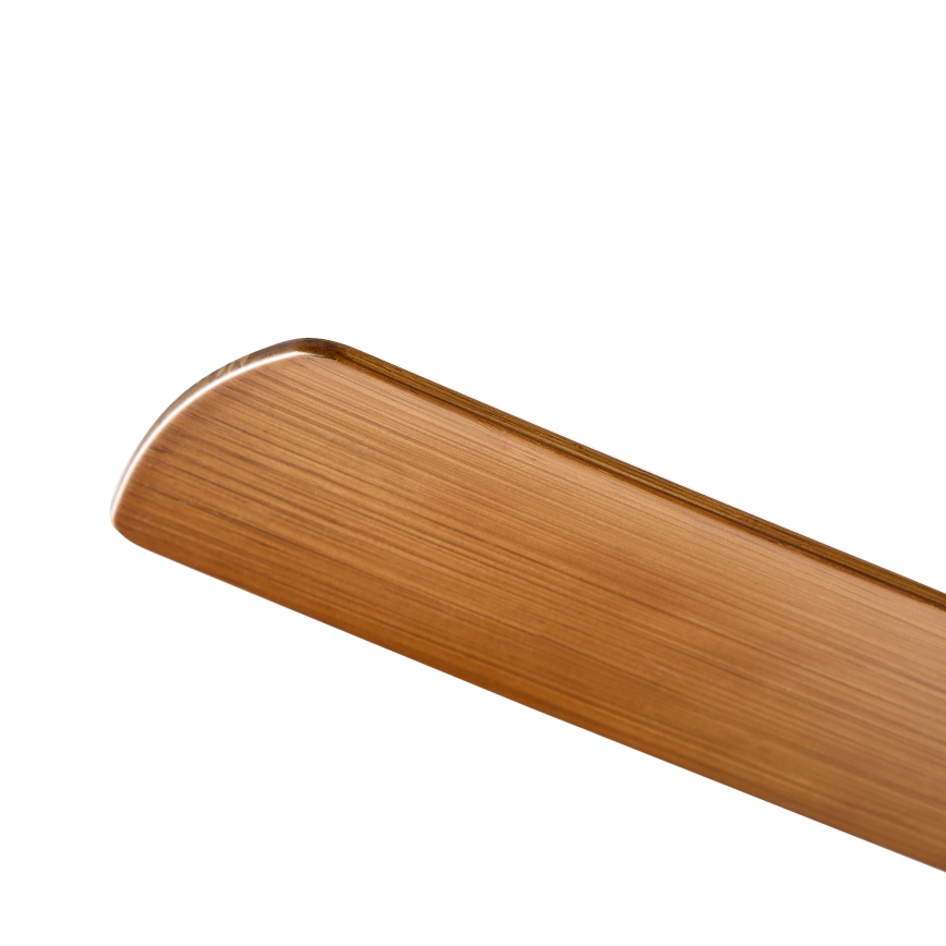 ZEVENTI - LED Stropný ventilátor BARROSA LED/18W/230V 3000/4000/6000K Wi-Fi Tuya hnedá + diaľkové ovládanie