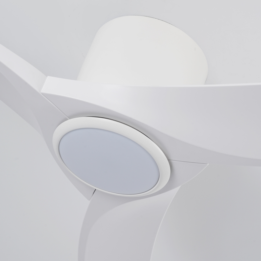 ZEVENTI - LED stmievateľný stropný ventilátor ORBITO LED/24W/230V 3000/4000/6000K Wi-Fi Tuya biela + diaľkové ovládanie