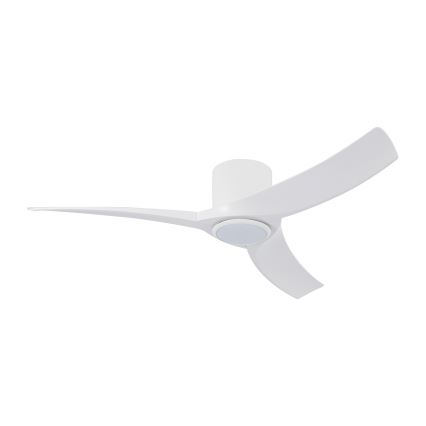 ZEVENTI - LED stmievateľný stropný ventilátor ORBITO LED/24W/230V 3000/4000/6000K Wi-Fi Tuya biela + diaľkové ovládanie