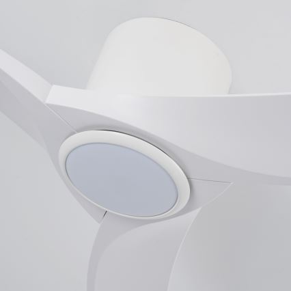 ZEVENTI - LED stmievateľný stropný ventilátor ORBITO LED/24W/230V 3000/4000/6000K Wi-Fi Tuya biela + diaľkové ovládanie