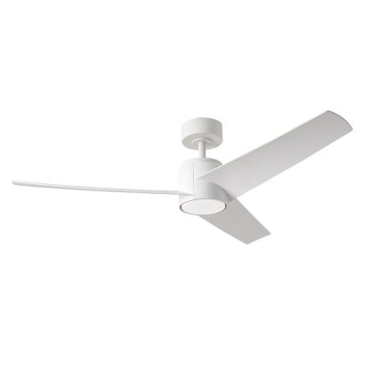 ZEVENTI - LED Stmievateľný stropný ventilátor ORVIETO LED/18W/230V 3000-6000K Wi-Fi Tuya biela + diaľkové ovládanie