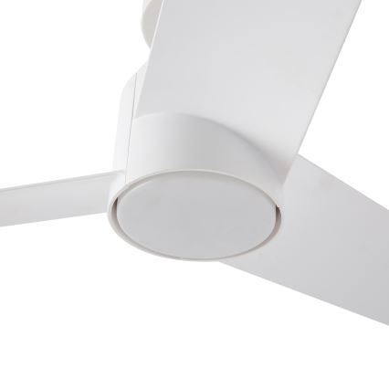 ZEVENTI - LED Stmievateľný stropný ventilátor ORVIETO LED/18W/230V 3000-6000K Wi-Fi Tuya biela + diaľkové ovládanie