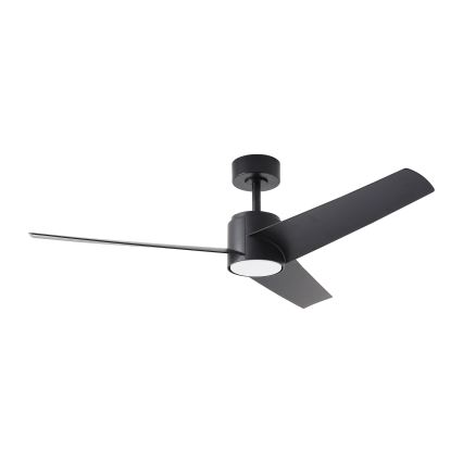 ZEVENTI - LED Stropný ventilátor ORVIETO LED/18W/230V 3000-6000K Wi-Fi Tuya čierny + diaľkové ovládanie