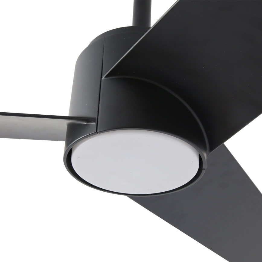 ZEVENTI - LED Stropný ventilátor ORVIETO LED/18W/230V 3000-6000K Wi-Fi Tuya čierny + diaľkové ovládanie