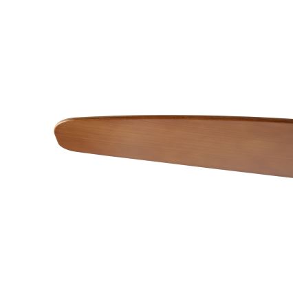 ZEVENTI - LED Stmievateľný stropný ventilátor PADUA LED/18W/230V 3000-6000K Wi-Fi Tuya čierna/hnedá + diaľkové ovládanie