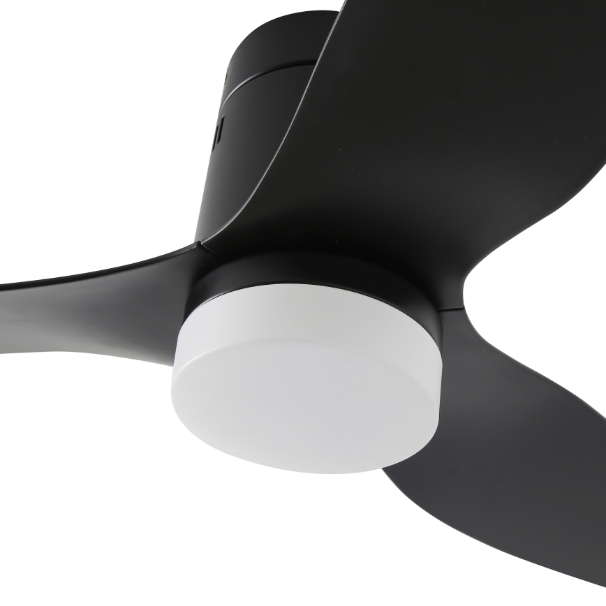 ZEVENTI - LED Stropný ventilátor PADUA LED/18W/230V 3000-6000K Wi-Fi Tuya čierny + diaľkové ovládanie