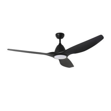 ZEVENTI - LED Stropný ventilátor URBINO LED/20W/230V 3000-6000K Wi-Fi Tuya čierny + diaľkové ovládanie