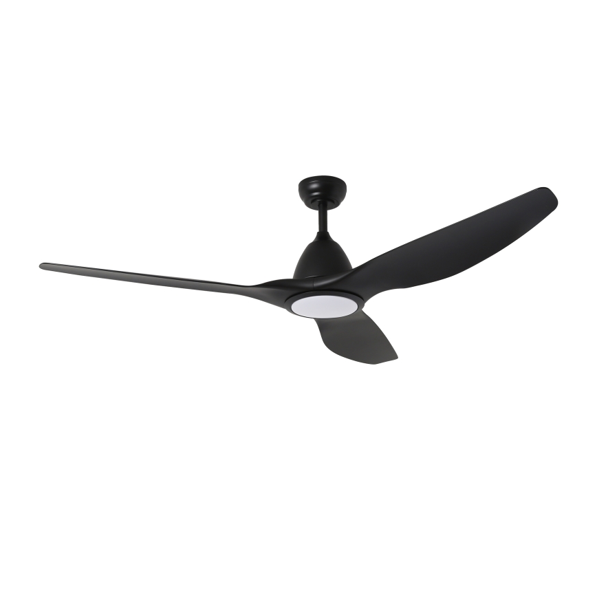 ZEVENTI - LED Stropný ventilátor URBINO LED/20W/230V 3000-6000K Wi-Fi Tuya čierny + diaľkové ovládanie