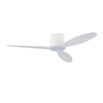 ZEVENTI - LED stmievateľný stropný ventilátor VENTORA LED/24W/230V 3000/4000/6000K Wi-Fi Tuya biely + diaľkové ovládanie