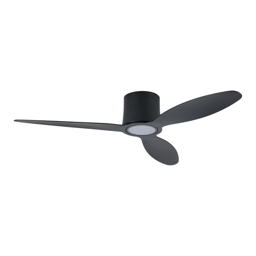 ZEVENTI - stmievateľný LED stropný ventilátor VENTORA LED/24W/230V 3000/4000/6000K Wi-Fi Tuya čierny + diaľkové ovládanie