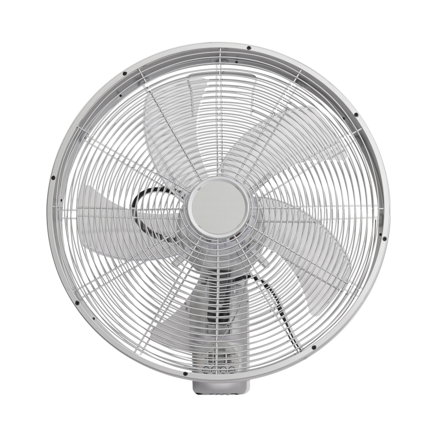ZEVENTI - Nástenný ventilátor FANNY 50W/230V matný chróm + diaľkové ovládanie