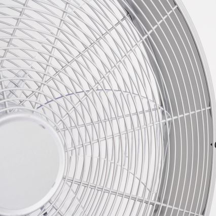 ZEVENTI - Nástenný ventilátor FANNY 50W/230V matný chróm + diaľkové ovládanie