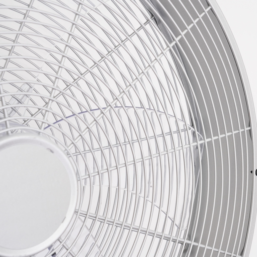 ZEVENTI - Nástenný ventilátor FANNY 50W/230V matný chróm + diaľkové ovládanie