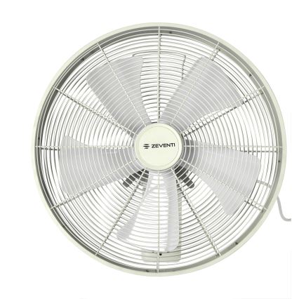ZEVENTI - Nástenný ventilátor FREEZE 50W/230V pr. 40 cm biela + diaľkové ovládanie