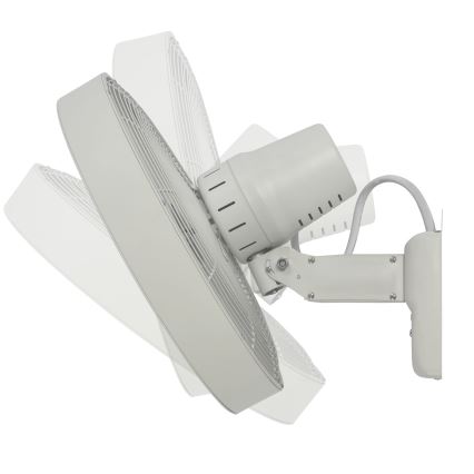 ZEVENTI - Nástenný ventilátor FREEZE 50W/230V pr. 40 cm biela + diaľkové ovládanie