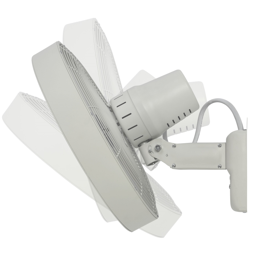 ZEVENTI - Nástenný ventilátor FREEZE 50W/230V pr. 40 cm biela + diaľkové ovládanie