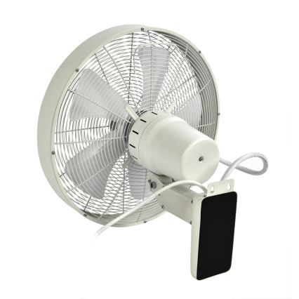ZEVENTI - Nástenný ventilátor FREEZE 50W/230V pr. 40 cm biela + diaľkové ovládanie