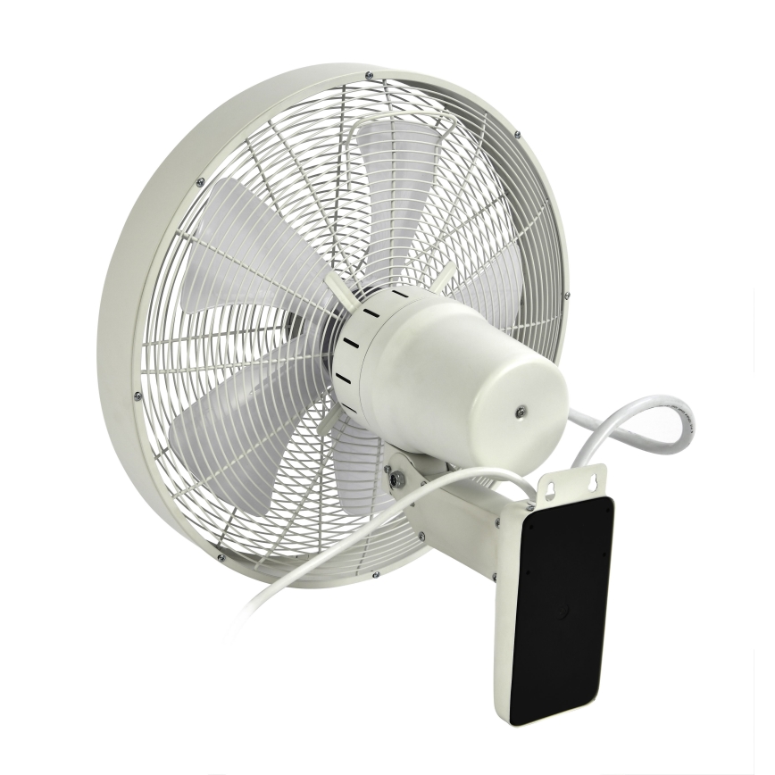 ZEVENTI - Nástenný ventilátor FREEZE 50W/230V pr. 40 cm biela + diaľkové ovládanie