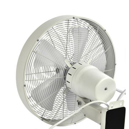 ZEVENTI - Nástenný ventilátor FREEZE 50W/230V pr. 40 cm biela + diaľkové ovládanie