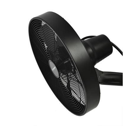 ZEVENTI - Nástenný ventilátor FREEZE 50W/230V pr. 40 cm čierna + diaľkové ovládanie