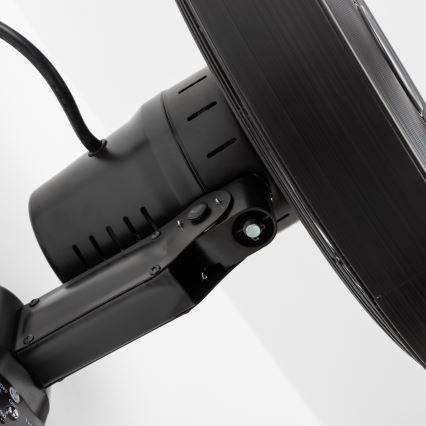 ZEVENTI - Nástenný ventilátor FREEZE 50W/230V pr. 40 cm čierna + diaľkové ovládanie