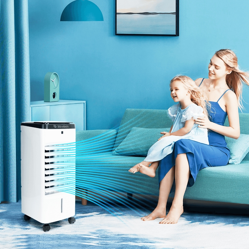 ZEVENTI - Ochladzovač vzduchu ARCTIC 60W/230V čierna/biela