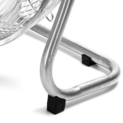 ZEVENTI - Podlahový ventilátor FLOW 60W/230V 44,5 cm lesklý chróm