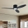 ZEVENTI - stmievateľný LED stropný ventilátor VENTORA LED/24W/230V 3000/4000/6000K Wi-Fi Tuya čierny + diaľkové ovládanie