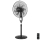 ZEVENTI - Stojanový ventilátor FLOW 55W/230V 130 cm čierna + diaľkové ovládanie