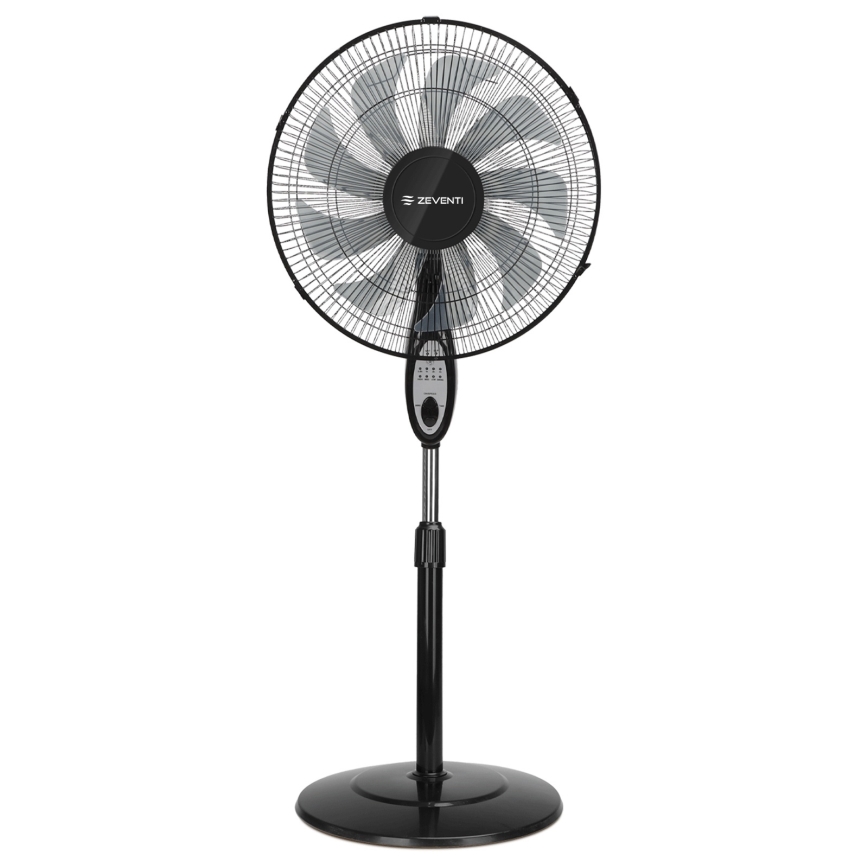 ZEVENTI - Stojanový ventilátor FLOW 55W/230V 130 cm čierna + diaľkové ovládanie