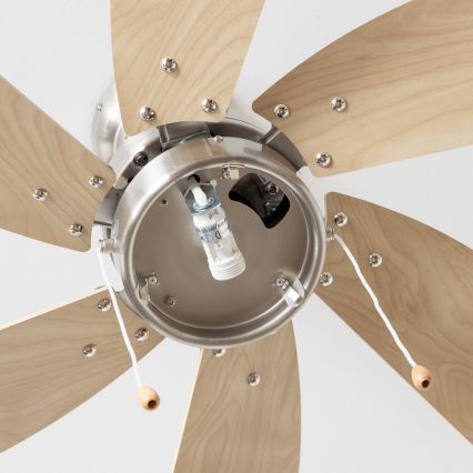 ZEVENTI - Stropný ventilátor FAMARA 1xE14/60W/230V béžová