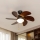 ZEVENTI - Stropný ventilátor FAMARA 1xE14/60W/230V