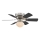 ZEVENTI - Stropný ventilátor GALDANA 1xE27/60W/230V šedá/biela