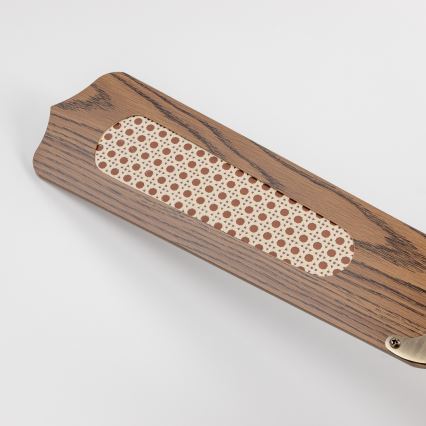 ZEVENTI - Stropný ventilátor NAVAGIO 1xE27/60W/230V hnedá