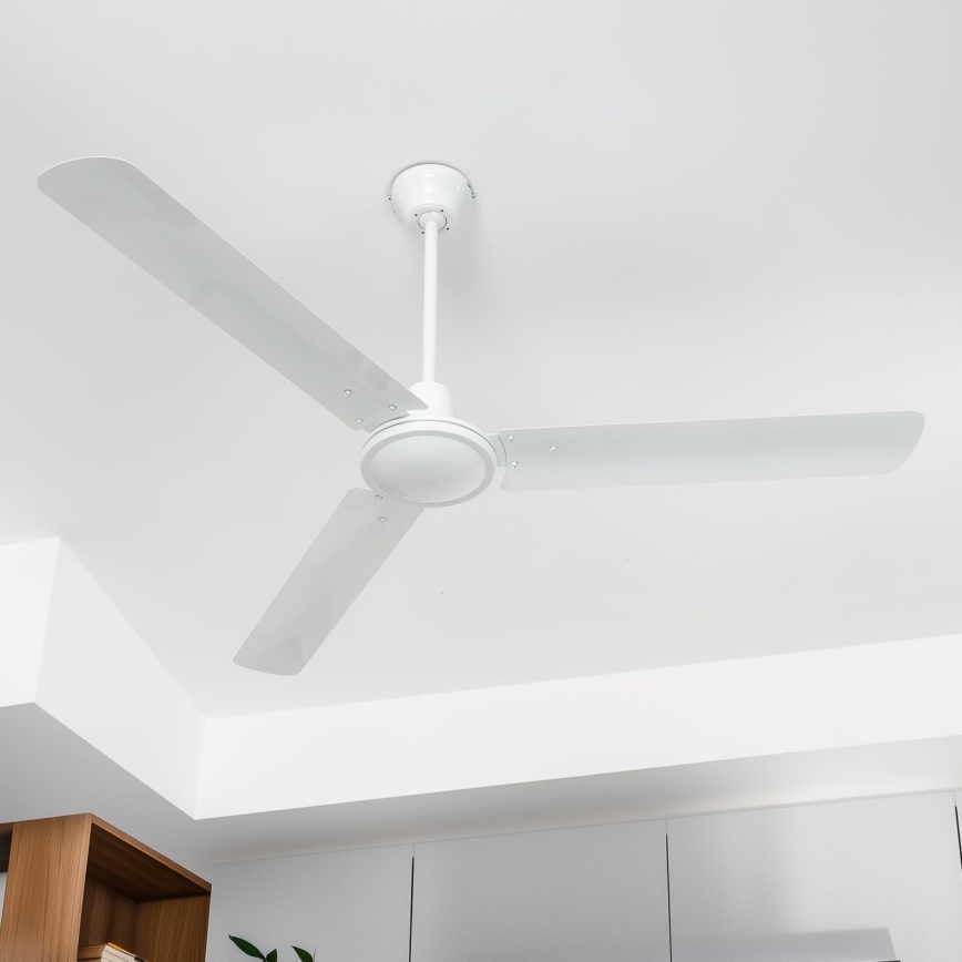 ZEVENTI - Stropný ventilátor TOFINO biela