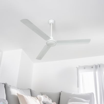 ZEVENTI - Stropný ventilátor TOFINO biela