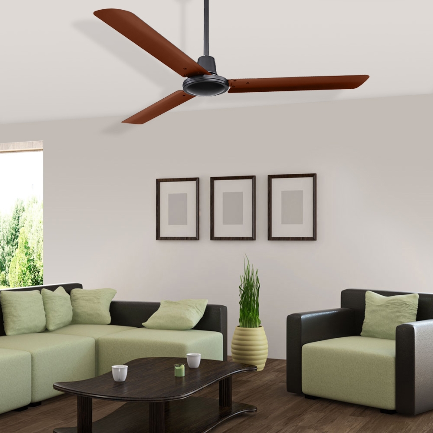 ZEVENTI - Stropný ventilátor TOFINO hnedá