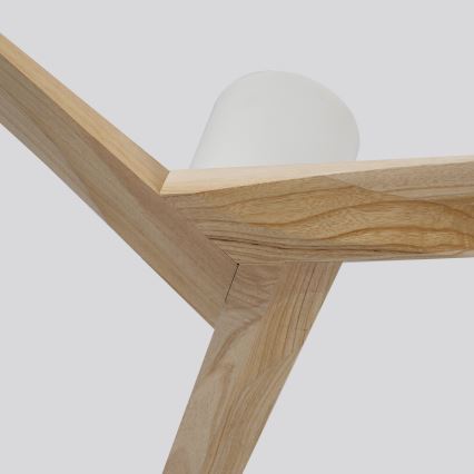 ZEVENTI - Stropný ventilátor VELLON Wi-Fi Tuya biela/paulownia + diaľkové ovládanie