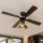 ZEVENTI - Stropný ventilátor ZURRIOLA 3xGU10/50W/230V