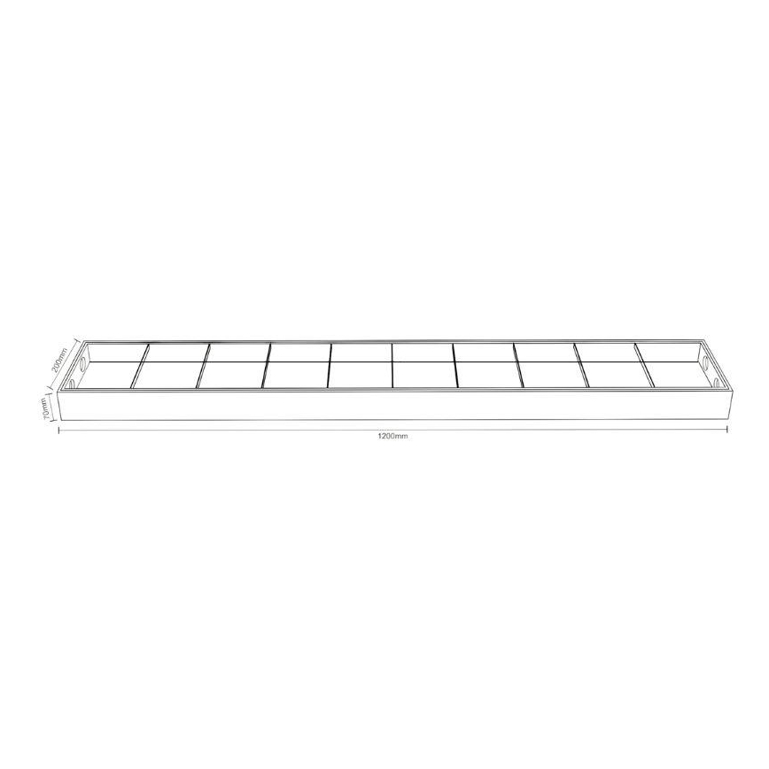 Žiarivkové svietidlo T8 2xG13/18W/230V 120 cm biela