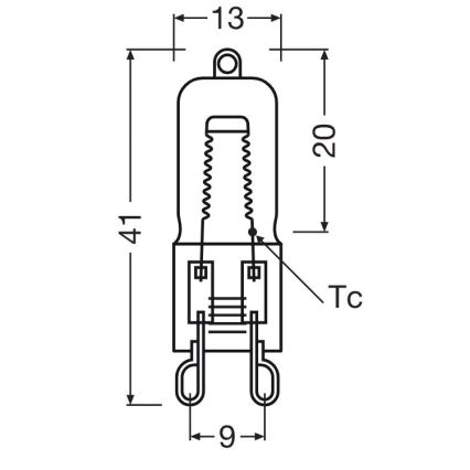 Žiarovka do rúry HALOPIN G9/40W/230V 2700K - Osram