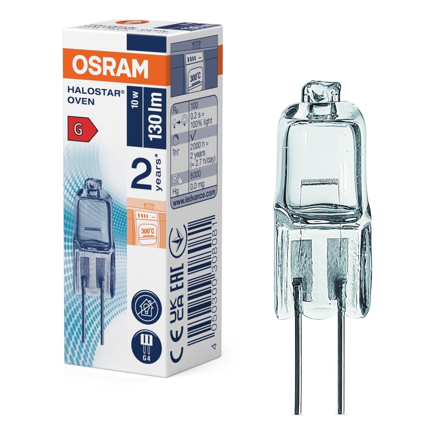 Žiarovka do rúry HALOSTAR G4/10W/12V 2700K - Osram