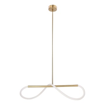 Zlatý LED luster na lanku SUPREME LED/22W/230V 100 cm