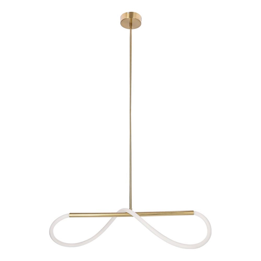 Zlatý LED luster na lanku SUPREME LED/22W/230V 100 cm