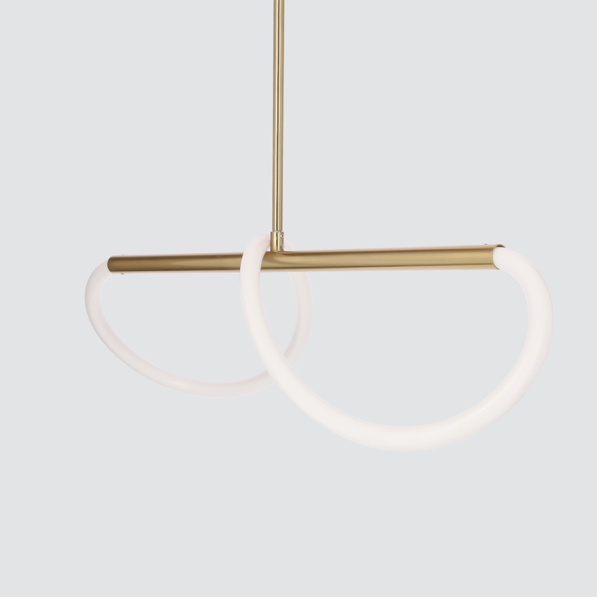 Zlatý LED luster na lanku SUPREME LED/22W/230V 100 cm