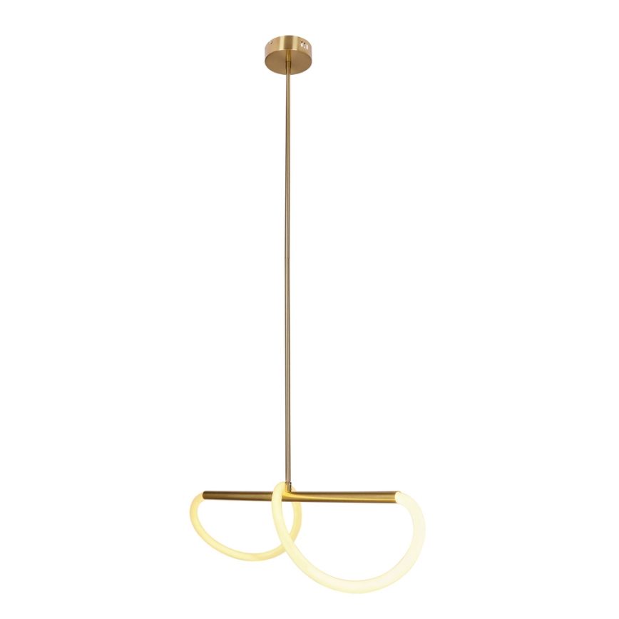 Zlatý LED luster na lanku SUPREME LED/22W/230V 100 cm