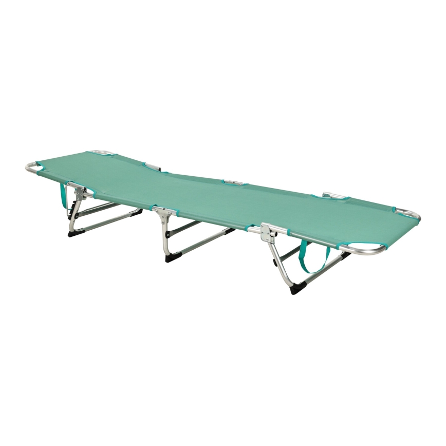 Zložiteľné polohovateľné ležadlo SUNO 56x190 cm tyrkysové