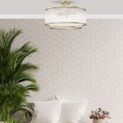 Zuma Line - Prisadený luster 6xE14/60W/230V mosadz